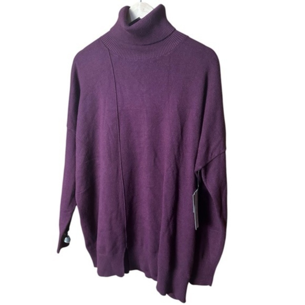 RD Style Stitch Fix Turtleneck Sweater Burgundy Wine Large NWT